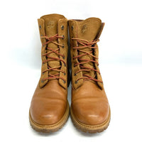 Timberland ティンバーランド スエード×レザー ブーツ チェック柄裏地 ブラウン size25cm 瑞穂店