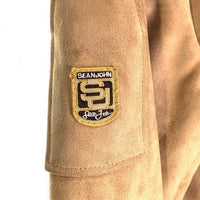 Sean John ショーンジョン ファー レザー ジップアップ ジャケット ベージュ Size 2XL 福生店