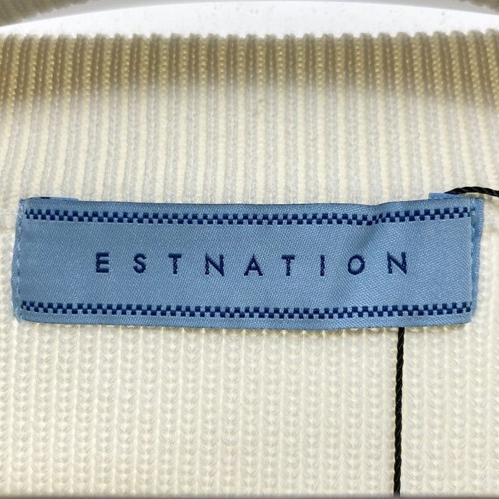 ニット ESTNATION / アゼクルーネックニット アゼ クルーネックニット -ハンドウォッシャブル-\u003cA DAY IN THE LIFE