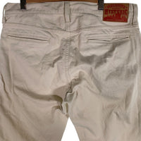 HYSTERIC GLAMOUR ヒステリックグラマー ベッドフォードコードストレッチ スリムパンツ アイボリー 0261AP05 Size 32 福生店