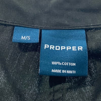 PROPPER プロッパー リップストップ カーゴパンツ コットン ブラック Size M/S 福生店