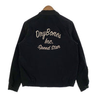 Dry Bones ドライボーンズ ドリズラージャケット ブラック ポリエステル ナイロン 刺繡 Size M 福生店