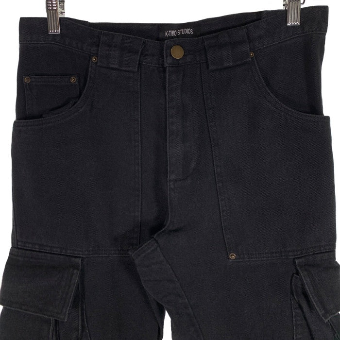 K-TWO STUDIOS Flared Cargo フレアカーゴパンツ 裾ファスナー