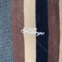 XLARGE エクストララージ STRIPE KNIT CARDIGAN ストライプ ニットカーディガン ジップアップ 101224015003 Size L 福生店