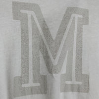 Maison Margiela メゾンマルジェラ 17SS Collegiate M Print Tee カレッジプリント 半袖 Tシャツ ホワイト S50GC0466 Size 48 福生店