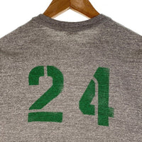 WAREHOUSE ウエアハウス GREEN MACHINE ステンシルプリント Tシャツ グレー Size M 福生店
