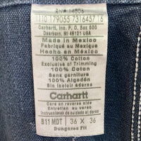 Carhartt カーハート ペインターパンツ B11 MDT dungaree fit メキシコ製 ダック地 ネイビー sizeW36 瑞穂店