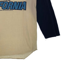 70's ARTEX SCHULZ CALIFORNIA スヌーピープリント ラグランスリーブカットソー ホワイト ネイビー Size M 福生店