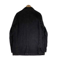 BURBERRY LONDON バーバリーロンドン ブラックデニムジャケット ミドル丈 ノバチェック BBP39-705-08 Size LL 福生店