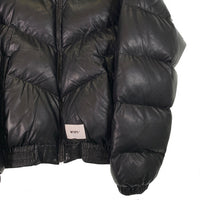 WTAPS ダブルタップス 21AW TTL SYNTHETIC JACKET シンセティックレザー 中綿 ジャケット ブラック 212BRDT-JKM02 Size 03 福生店