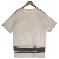 00's GOODENOUGH グッドイナフ 2009 裾ボーダープリント Tシャツ COTTON BASE ホワイト Size M 福生店