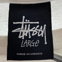 STUSSY ステューシー 8 BALL CREW Tシャツ ホワイト sizeL※所々汚れあり 瑞穂店