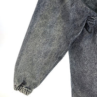 Woolrich ウールリッチ CORDURA DUCK ANORAK コーデュラ ダック アノラックフーディー ケミカルウォッシュ インディゴブラック コットン ナイロン WJOU0158 Size L 福生店