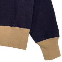 WAREHOUSE ウエアハウス OHIO 両V クルーネックスウェットトレーナー フェルトワッペン ネイビー Size 42 福生店