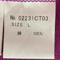 HYSTERIC GLAMOUR ヒステリックグラマー 23SS 02231CT03 HG MOTORCYCLE モーターサイクルポケット付き半袖 Tシャツ パープル sizeL 瑞穂店