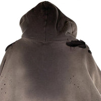 SAINT Mxxxxxx セントマイケル 24AW DBL FC ZIP HOODIE ヴィンテージ加工 ジップアップ フーディー パーカー チャコール SM-YS1-0000-042 Size M 福生店
