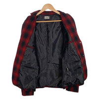 Corefighter コアファイター シャドーチェック ウール 2B テーラードジャケット レッド ブラック Size M 福生店