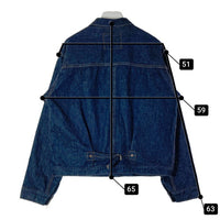 WAREHOUSE ウエアハウス 2001XX T-BACK Tバック 1stタイプ トラッカージャケット Gジャン インディゴ size44 瑞穂店
