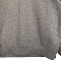 BUDSPOOL バッズプール フロント刺繡 クルーネックスウェットトレーナー グレー 裏起毛 Size XXL 福生店