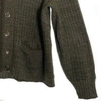 60's milwaukee knit ミルウォーキーニット ラムズウール モヘア カーディガン グリーン WPL 10698 Size M相当 福生店