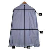 90's DSCP U.S.NAVY 米海軍 ユーティリティシャツ ワッペン後付け ライトブルー 98年会計 Size XXL 福生店