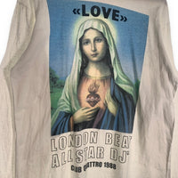 80's LONDON BEAT ALL STAR DJ’S 1988 マリアプリント ロングスリーブTシャツ ホワイト Hanes BEEFY Size L 福生店