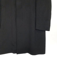 allegri アレグリ カシミヤ アンゴラ ステンカラーコート ブラック 襟裏フェイクレザー Size L 福生店