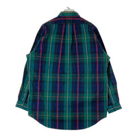 POLO COUNTRY RALPH LAUREN ポロカントリー ラルフローレン 両ポケット タータンチェック 長袖シャツ グリーン sizeL 瑞穂店