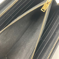 SAINT LAURENT PARIS サンローランパリ ラウンドジップ ロングウォレット 財布 ブラック※所々使用感あり 瑞穂店