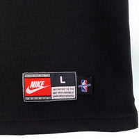 90's~ NIKE ナイキ NBA CHICAGO BULLS シカゴ・ブルズ ゲーム フットボールシャツ ジャージ プルオーバー ブラック ワッペン 刺繡 Size L 福生店