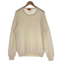 SUPREME シュプリーム Cotton Jacquard Sweater コットン ジャガード セーター ナチュラル Size S 福生店