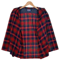 70's PENDLETON ペンドルトン ウール チェックシャツ 長袖シャツ レッド USA製 Size XL 福生店