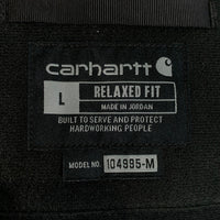 Carhartt カーハート RELAXED FIT フリース ジップアップベスト ブラック 104995-M Size L 福生店
