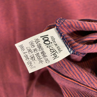 80's STUSSY ステューシー ボーダー ポケット ロングスリーブTシャツ ボルドー ネイビー USA製 黒タグ Size L 福生店
