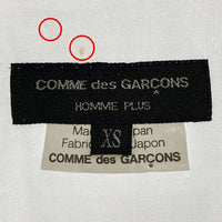 COMME des GARCONS HOMME PLUS コムデギャルソンオムプリュス PE-B037 ダブルポケット 半袖シャツ ホワイト sizeXS 瑞穂店