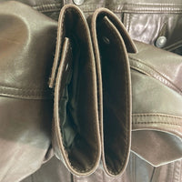 GAP ギャップ BLUE JEANS タグ レザー 4thタイプ トラッカージャケット ブラウン sizeL 瑞穂店