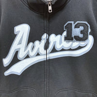 AVIREX アヴィレックス 6163234 ビッグロゴ スウェット ブルゾン ブラック sizeXL 瑞穂店