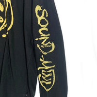 glamb グラム プリント ロングスリーブTシャツ ブラック GB15SM/CS11-b Size 3 福生店