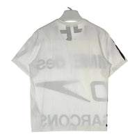 COMME des GARCONS コムデギャルソン SPEEDO スピード OQ-T122 総柄グラフィックTシャツ ホワイト sizeM 瑞穂店