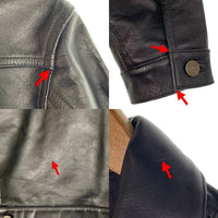 HARLEY-DAVIDSON ハーレーダビッドソン レザー トラッカージャケット ブラック 40132 Size L 福生店