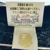 A BATHING APE アベイシングエイプ×STUSSY ステューシー 30周年記念 袖マルチアイコン 長袖Tシャツ ブラック sizeM 瑞穂店