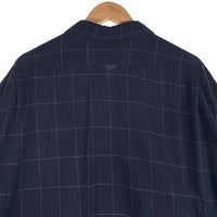 90's Polo By Ralph Lauren ポロバイラルフローレン LOWELL SPORT コットン 長袖 ウィンドウペン ボタンダウン シャツ ブラック Size XXL 福生店