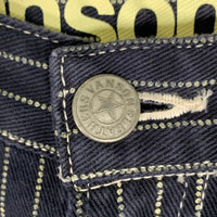 VANSON Leathers ヴァンソン レザース ストライプ デニム パンツ ブルー Size 31 福生店