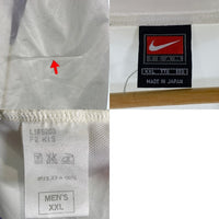 90-00's NIKE TEAM ナイキ DRI-FIT サッカーシャツ 刺繡 ホワイト ブルー Size XXL 福生店