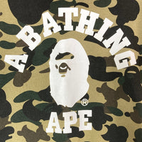 A BATHING APE アベイシングエイプ 迷彩スウェット カーキ sizeXL 瑞穂店