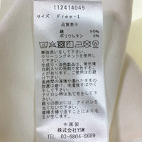 Darich ダーリッチ ポケットカットミニワンピース 112414045 ホワイト sizeF-L 瑞穂店