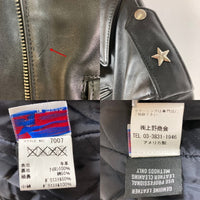Schott ショット 613US ONESTAR RIDERS ワンスター ダブル ライダースジャケット ブラック size44 瑞穂店