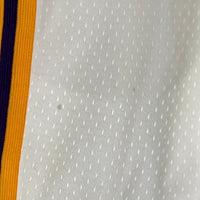 Mitchell&Ness ミッチェルアンドネス SWINGMAN COLLECTION ロサンゼルス・レイカーズ バスケットパンツ バスパン ホワイトxパープル sizeL 瑞穂店