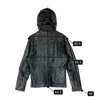 Cathy Jane キャシージェーン フーデット レザージャケット ブラック size3 瑞穂店