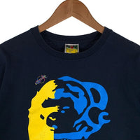 BAPE ベイプ BILLIONAIRE BOYS CLUB ビリオネアボーイズ プリントTシャツ ブラック Size L 福生店
